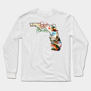 The State Of Florida Long Sleeve T-Shirt